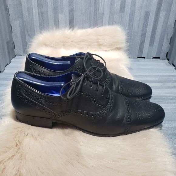 Red Tape Slade Mens Leather Brogues Lace Up Oxford - Picture 2 of 6